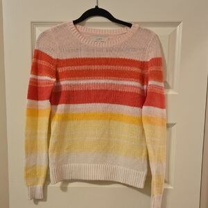 LOFT Women's Multicolor Striped Sweater